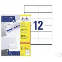 Avery Zweckform 3424 - Hvid - 48 x 105 mm 2400 etikette(r) (200 ark x 12) etiketter