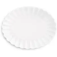 Mateus Oyster fad 30x35 cm Hvid