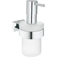 GROHE 40756001 Essentials Cube Soap Dispenser med Holder