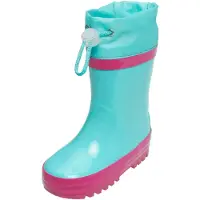 Playshoes Gummistøvler turkis / mørk pink