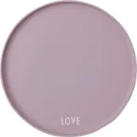 Design Letters favorittallerken Ø22 cm Love/Lavender