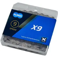 Kmc Grandinė X9 Pilkas 9 greičių 114-links