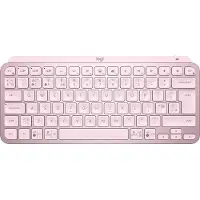 Logitech MX Keys Minimalist Wireless Illuminated Keyboard - Tastatur - trådløs - 2.4 GHz - Rose - NORDISK
