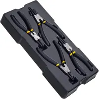 Stanley STMT1-74180, Tangsæt, Stål, Sort, Gul, 195 mm, 401 mm, 62 mm