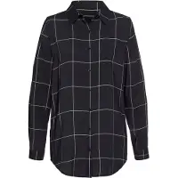 LASCANA Bluse sort / hvid