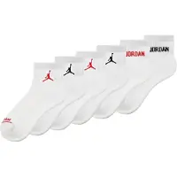 Jordan Ankelstrømper - 6-pak - Legend Cushioned Ankle - Hvid - - 23,5/27 - Strømper
