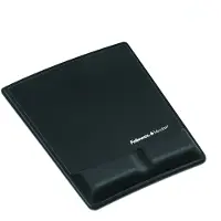 Fellowes Wrist Support - Musemåtte med håndledsstøtte - sort