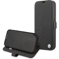 BMW Flip-cover til iPhone 13 mini Signature Sort