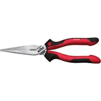 Wiha Z 05 0 02, Nåletang, Stål, Sort, Rød, 200 mm, 226 g