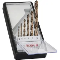 Bosch Robust Line-metalborsæt HSS-Co med 6 dele