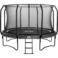 Salta Trampolin First Class Ø366 cm, sort inkl. sikkerhedsnet og stige Salta (805-565)
