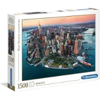 Clementoni - 31810 - Samlingspuslespil for b?rn og voksne -Ny York -1500 stykker