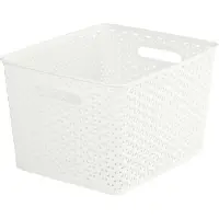 Curver Vasketøjskurv My Style 18L hvid (196861)