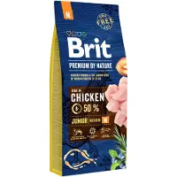 Brit Premium Nature M Junior 15kg Hundefoder