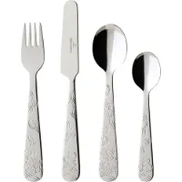 Villeroy & Boch Hungry as a Bear børnebestik 4 dele Rustfrit stål