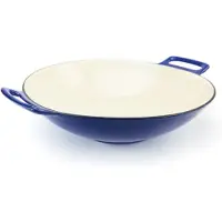 BROIL KING 69710 Porcel?nsbelagt St?bejern Wok 14-Tommer Bl?