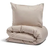 Kosta Linnewäfveri Nottingham Bäddset King size, Satin, Ljusgrå
