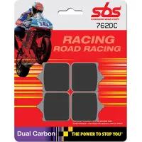 SBS Dual Racing 762dc Carbon Organiske Bremseklodser