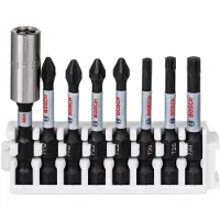 Bosch Impact Control-skruetrækker bitsæt, 8 dele, 2xPH2,2xPZ2,1xT20,1xT25,1xT30