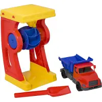 Plasto Set Waterwheel, tipper truck & spade