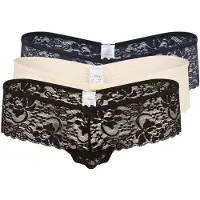 LASCANA String beige / blå / sort