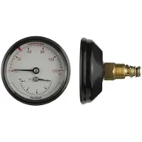Erik Fćrgemann 80 mm Termomanometer 0-4 bar