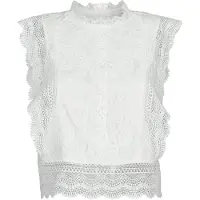 ONLY Bluse 'Karo' hvid