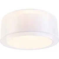 QAZQA Moderne loftslampe hvid 50 cm 3-lys - Drum Duo