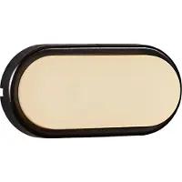 Nordlux Cuba Outdoor Energy Oval udendørs væglampe, sort