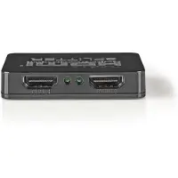 Nedis Vspl34002bk Hdmi-splitter 2 Porte Hdmi Ind Til 2xhdmi Ud 4k Abs/pvc 30hz