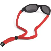 Chums Original bomuldsholder - Unisex briller keeper til solbriller og briller - Justerbar pasform og fremstillet i USA (Standard -End Red) (1211