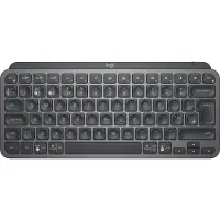 Logitech MX Keys Mini Minimalist Wireless Illuminated Keyboard - Graphite - Tastatur - Nordisk - Sort