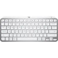 Logitech MX Keys Mini Minimalist Wireless Illuminated Keyboard - Pale Grey - ND - Tastatur - Nordisk - Grå