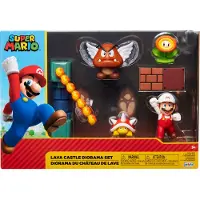 Jakks pacific Super Mario Bros Lavaslotsdiorama