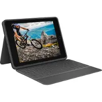 Logitech Rugged Folio - Nordic - Tastatur & Folio sæt - Nordisk - Sort