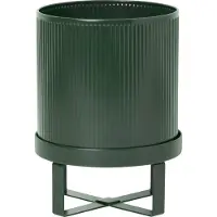 Ferm Living Bau urtepotte lille Ø18 cm Dark green