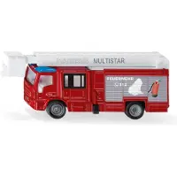 Siku Brandbil - 1:87 - Magirus Multistar With Telescopic Mast - - OneSize - Bil