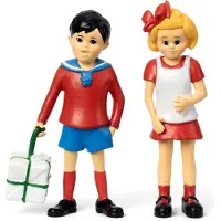 Peppi Pitkätossu Tommy Og Annika Figursæt