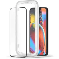 Spigen 2-pak GlastR Align Master skærmbeskytter til iPhone 17e / 16e / 14 / beskyttelsesglas / panserglas