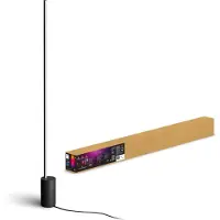 Philips Hue White and Color Ambiance Gradient Signe - Gulvlampe - LED - 29 W - 16 millioner farver/varmt til køligt hvidt lys - 2000-6500 K - sort
