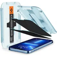 Spigen Glas.tR Ez Fit Privacy iPhone 13 Pro Max Hærdet Glas - 2 Stk.