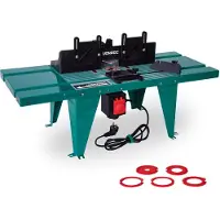 Vonroc Fræsebord - Overfræser | Til overfræsere op til Ø155mm og 1800W | Universel | Inkl. Tilbehør