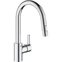GROHE Feel etgr køk brus dual - Etgrebskøkkenbatteri, C-tud, ethulsmontage, zero, højt udløb