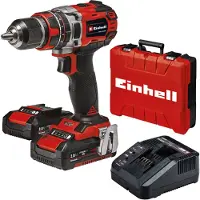 Einhell TE-CD 18/50 Li-i BL, Pistolgreb boremaskine, Børstefri, Sort, Rød, 1,3 cm, 1800 rpm, 1 cm