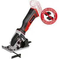 Einhell TE-CS 18/89 Li - Solo, Træ, Sort, Rød, 8,9 cm, 2500 rpm, Batteri, 18 V - SOLO