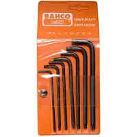 Bahco Set Of 7 Long Phosphated Torx Allen Keys Tr10/tr40 Set Unbrakonøgle