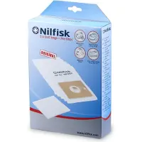 Nilfisk 5-pak støvsugerposer med forfilter til Nilfisk