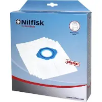 Nilfisk Støvsugerposer, syntetfiber, 5stk.