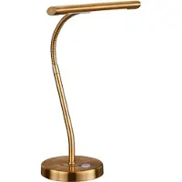 TRIO Art Deco bordlampe bronze inkl. LED - Tableau