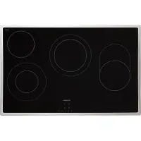 Siemens iQ300 ET845HH17 - Keramisk kogeplade - 4 plader - Niche - bredde: 78 cm - dybde: 50 cm - med rustfri stålbeklædning - sort/rustfri stål